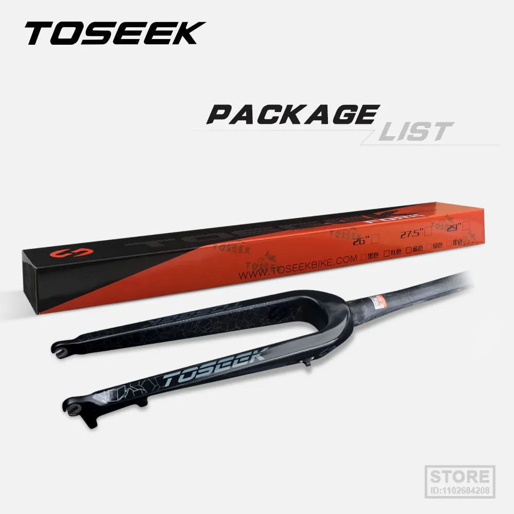 TOSEEK 520g Carbon Tapered MTB 29 Front Fork